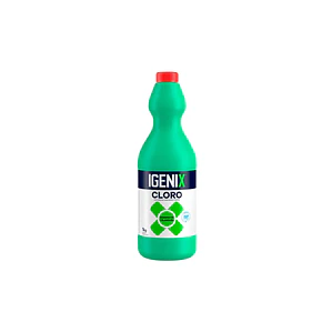 Pack 4 unidades Cloro Liquido 1 kg Igenix