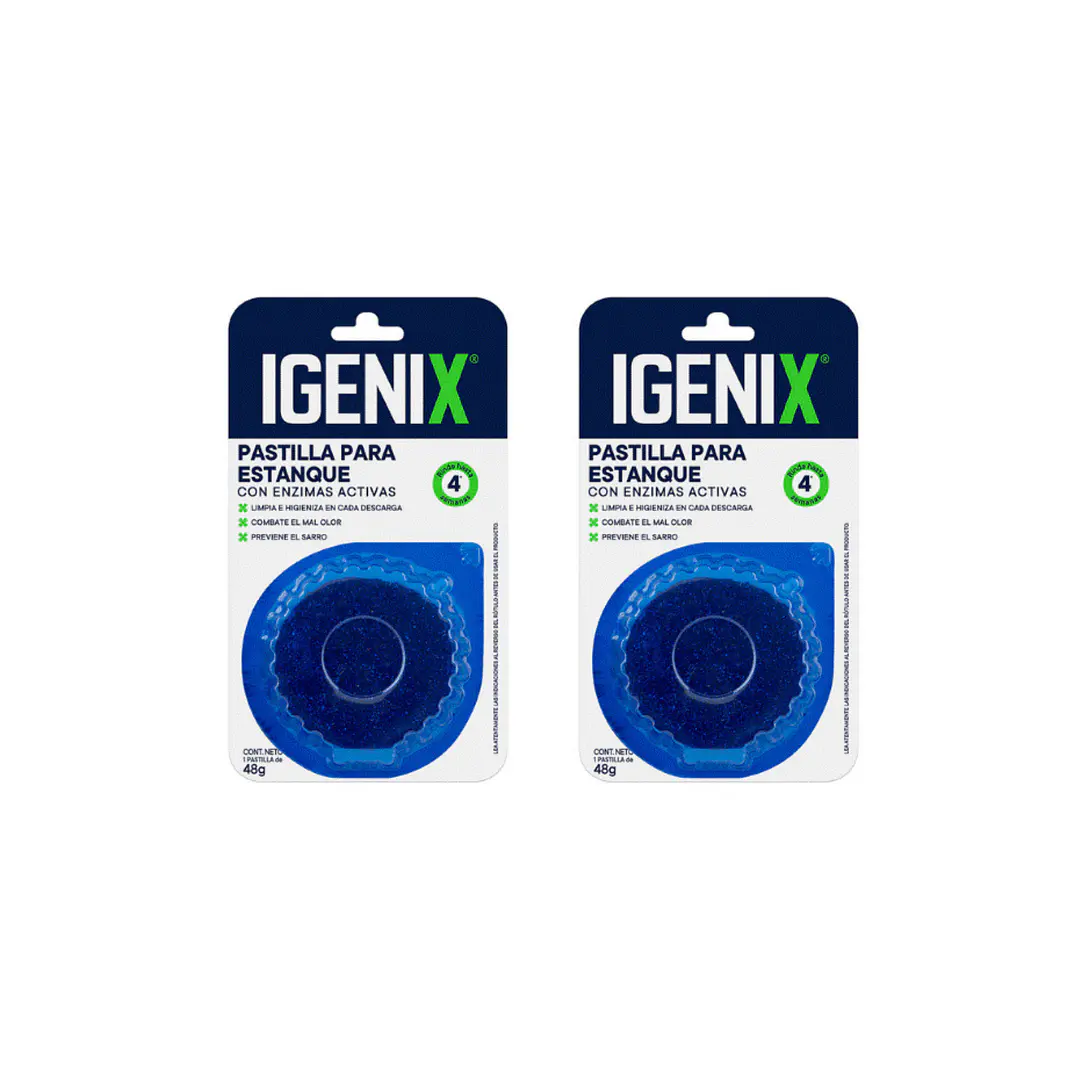 Pack 2 unidades pastilla estanque WC 48gr 1