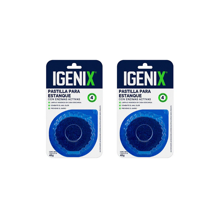 Pack 2 unidades pastilla estanque WC 48gr 1