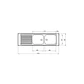 Lavaplatos Reversible Teka 15x123x43.5 cm - Miniatura 2