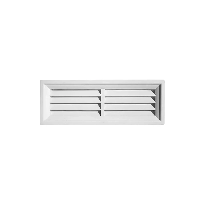 Celosía plástico Beagle 35x13 cm blanco 1