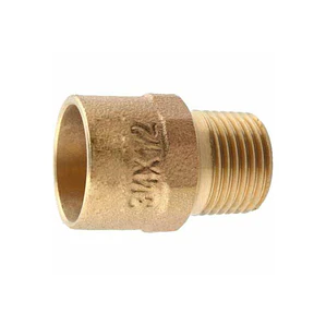 Paack 2 unidades Terminal Bronce 3/4