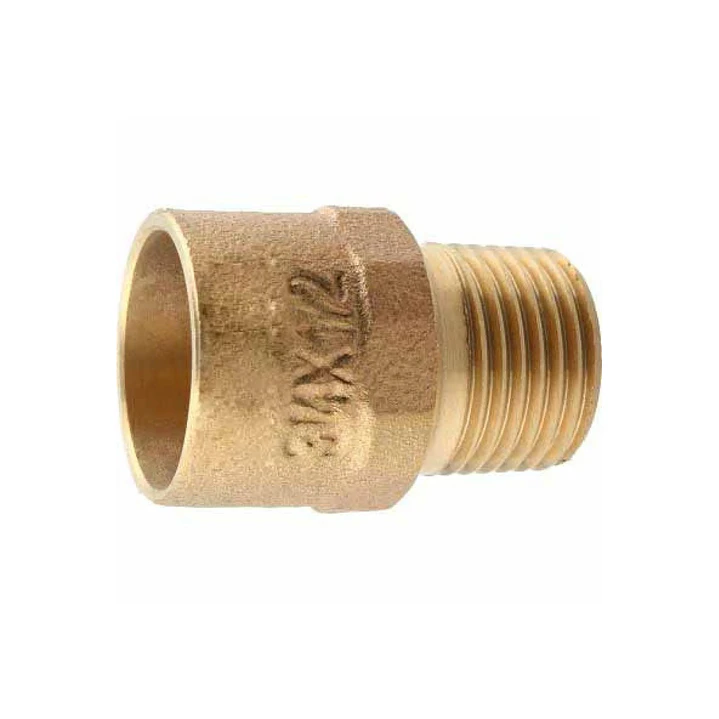 Paack 2 unidades Terminal Bronce 3/4