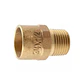 Paack 2 unidades Terminal Bronce 3/4