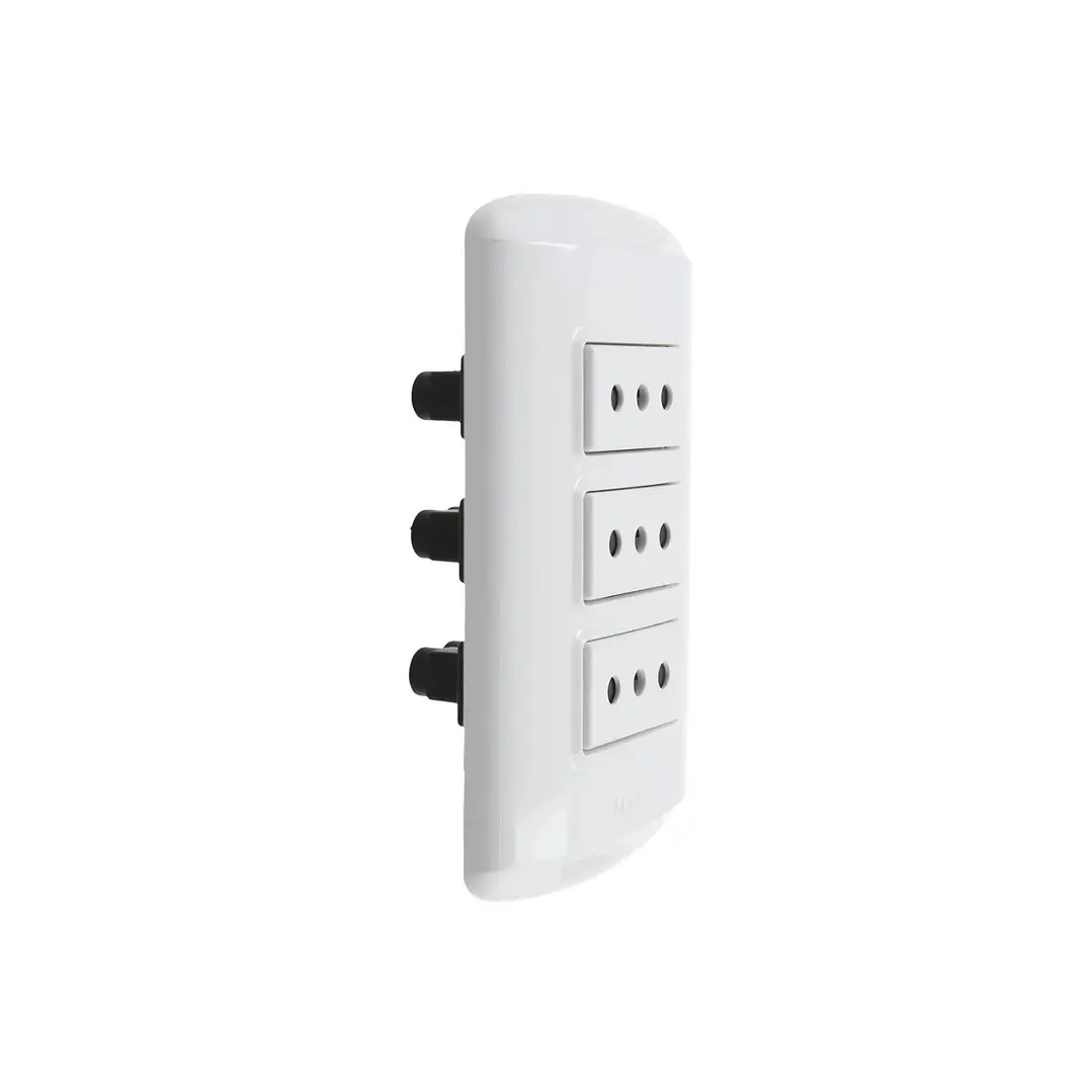 Enchufe Triple 10A Blanco Modus Plus 1308BN Bticino 1