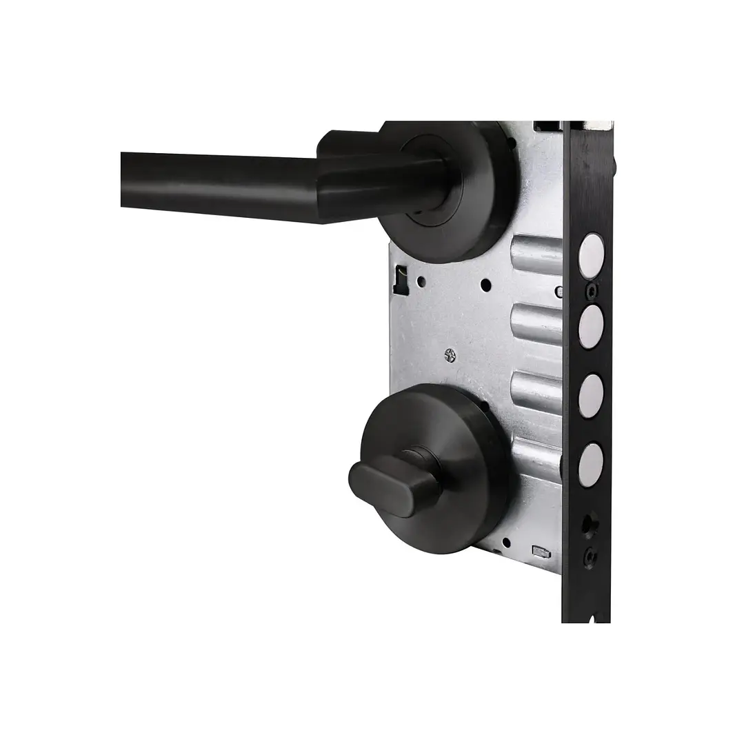 Cerradura de Embutir Baño Negra Fixser 3