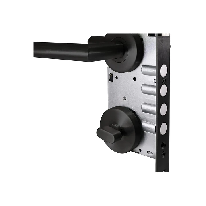 Cerradura de Embutir Baño Negra Fixser 3