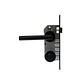 Cerradura de Embutir Baño Negra Fixser - Miniatura 2