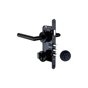 Cerradura de Embutir Baño Negra Fixser