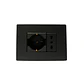 Enchufe Armado Schuko 16A + Enchufe 10/16A Noir Mate S33 - Miniatura 2