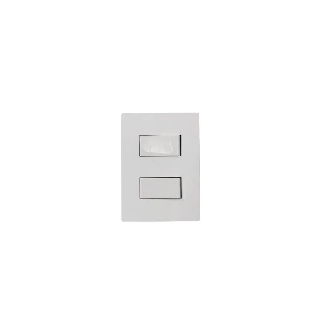 Interruptor Doble 9/15 Armado Blanco Mate S32 1