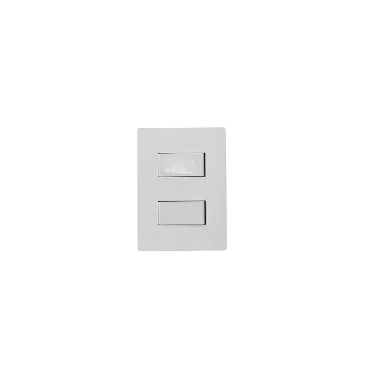 Interruptor Doble 9/15 Armado Blanco Mate S32 1