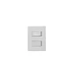 Interruptor Doble 9/15 Armado Blanco Mate S32 - Miniatura 1