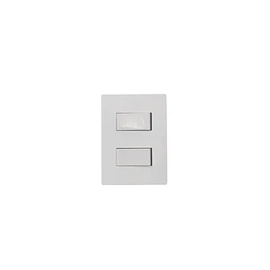 Interruptor Doble 9/24 Armado Blanco Mate S32