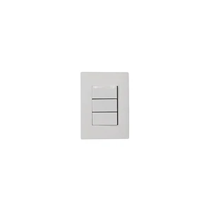 Interruptor Triple Armado 9/32 Blanco Mate S32
