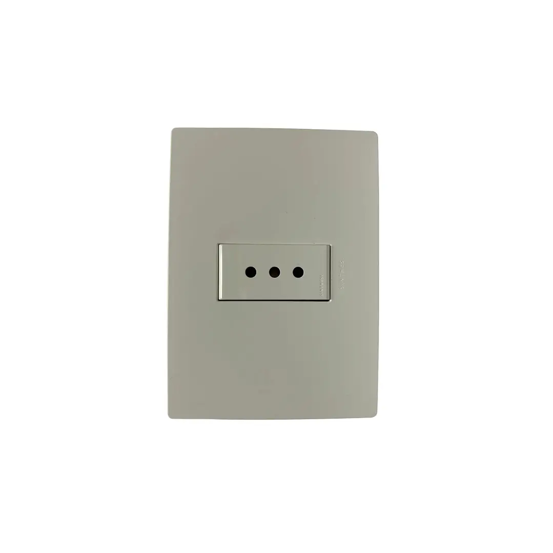 Enchufe Simple 10A Armado Blanco Mate S32 1