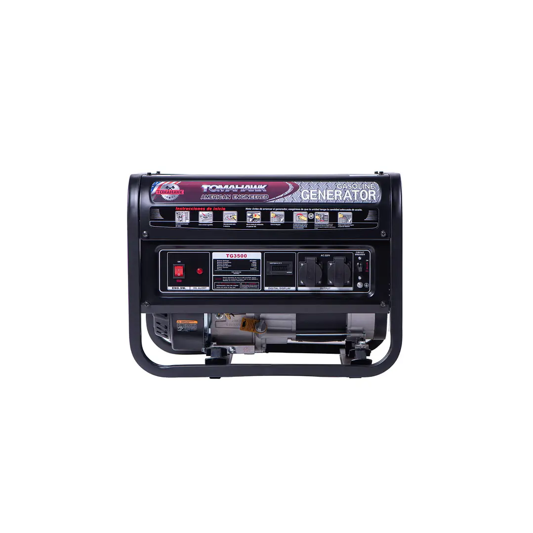 Generador 3.5Kva 16 Amperes Modelo TG3500 Tomahawk Power 1