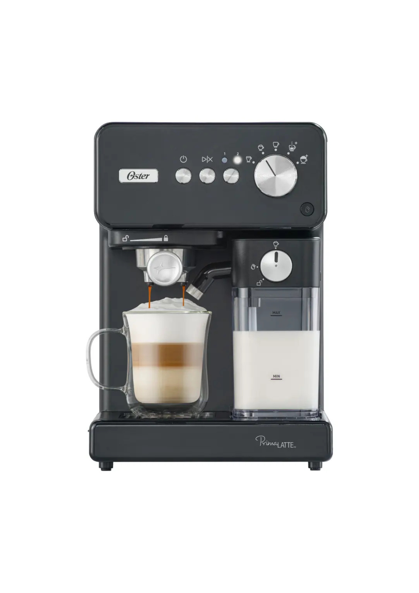 Cafetera PrimaLatt automática Bvstem6604bk