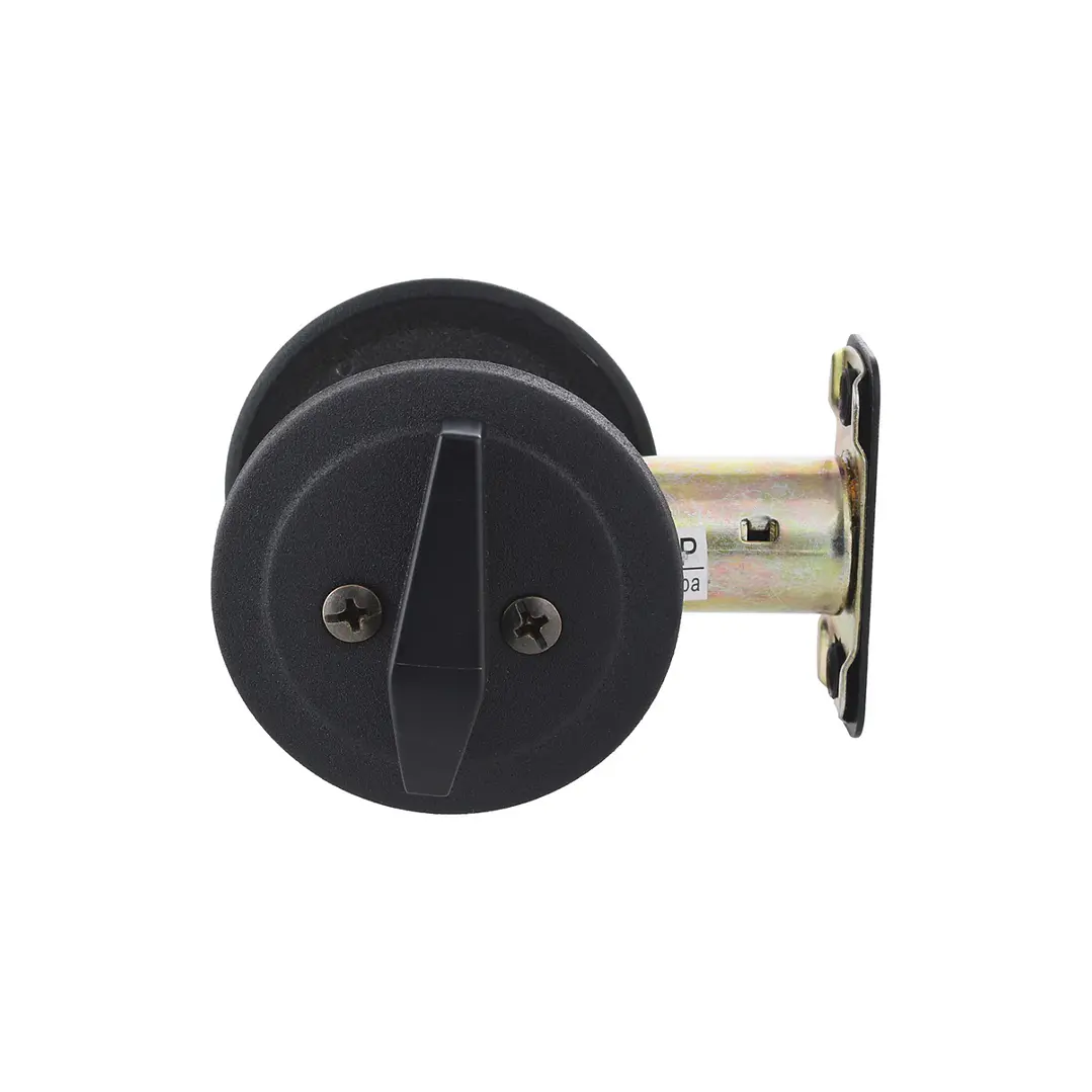 Cerrojo Cilíndrico Odis Acceso Principal Negro Mate 2