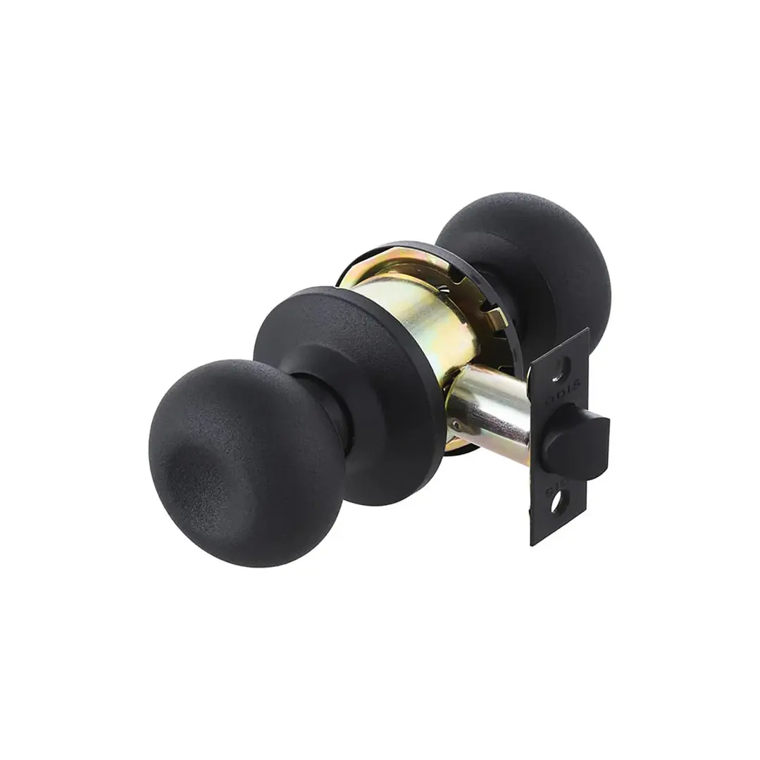 Cerradura Cilíndrica Odis 206 Simple Paso Negro Mate 2