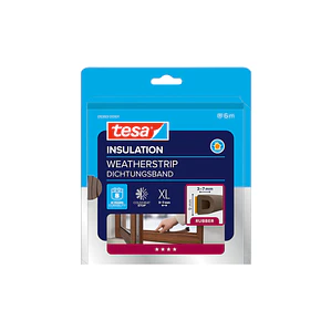 Cinta selladora Autoadhesiva Perfil D 9mm x 3 - 7 mm x 6 mt