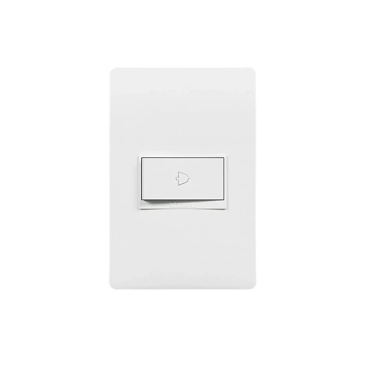 Interruptor Timbre Blanco Luzica Bticino 2