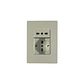 Enchufe Schuko 10/16A + Enchufe 10A Blanco Mate S32 - Miniatura 2