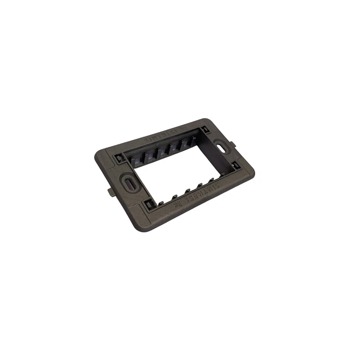 Interruptor triple 9/32 Armado Negro Mate S33 2