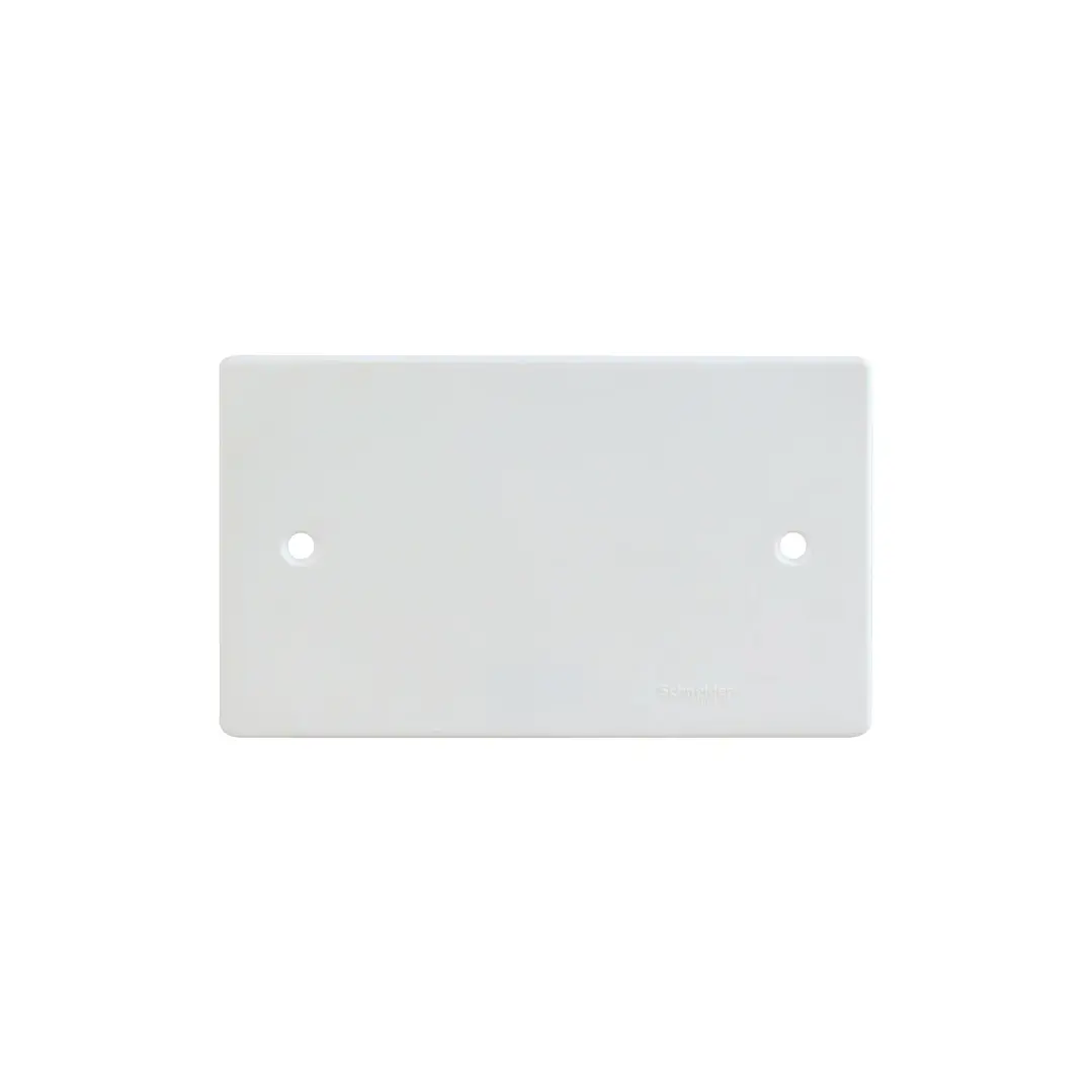 Pack 10 unidades Tapa ciega plástica blanca Schneider 1