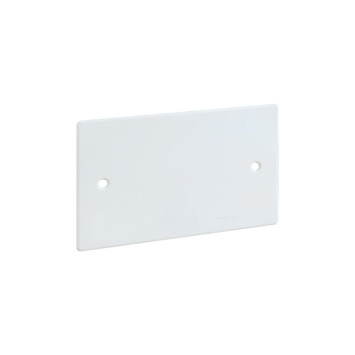 Pack 10 unidades Tapa ciega plástica blanca Schneider 2