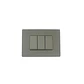Interruptor Triple 9/32 Grey Mate S32 Sinthesi - Miniatura 1