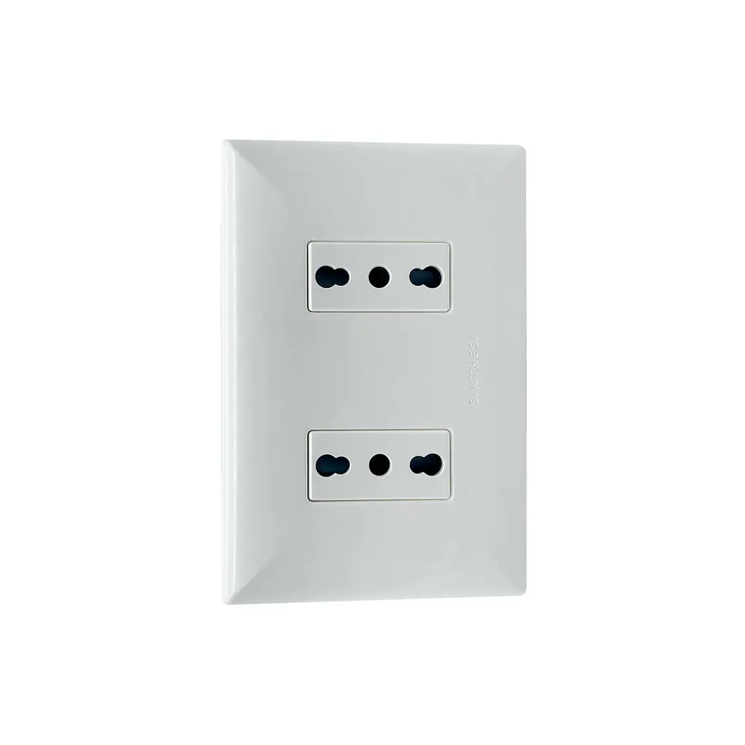 Enchufe Doble 10/16A Blanco S17 Sinthesi 2
