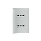 Enchufe Doble 10/16A Blanco S17 Sinthesi - Miniatura 2