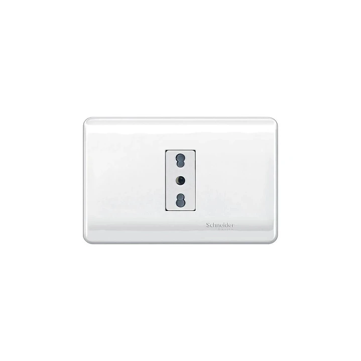 Enchufe Simple 10/16A Genesis Blanco Schneider 1