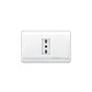 Enchufe Simple 10/16A Genesis Blanco Schneider - Miniatura 1