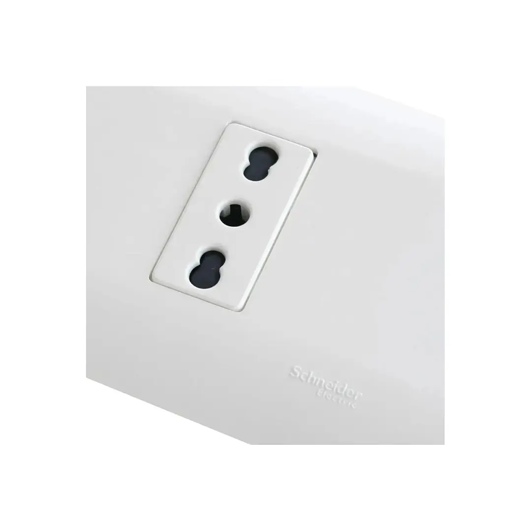 Enchufe Simple 10/16A Genesis Blanco Schneider 2