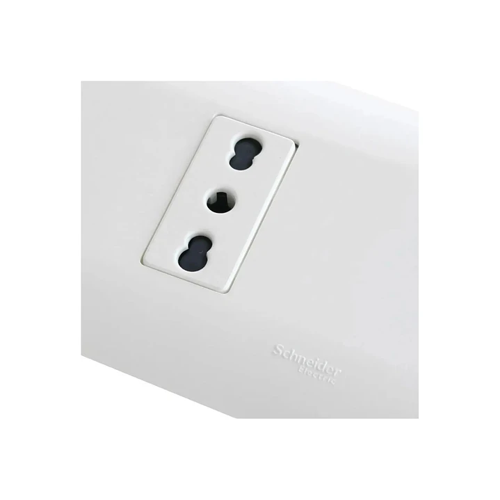 Enchufe Simple 10/16A Genesis Blanco Schneider 2