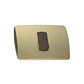 Interruptor Simple 9/24 (3 vias) Dorado /Cafe Miluz S3B60035 - Miniatura 2