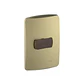Interruptor Simple 9/24 (3 vias) Dorado /Cafe Miluz S3B60035 - Miniatura 1