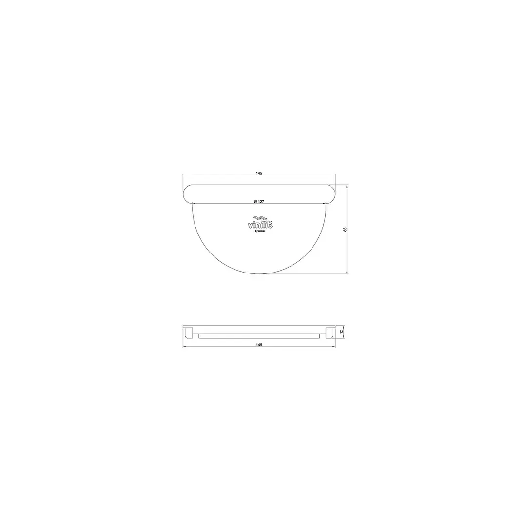Pack 4 unidades tapa canaleta PVC Blanco Universal P25 2