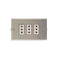 Enchufe Triple 10A Oxidal Magic 5113/3K - Miniatura 1