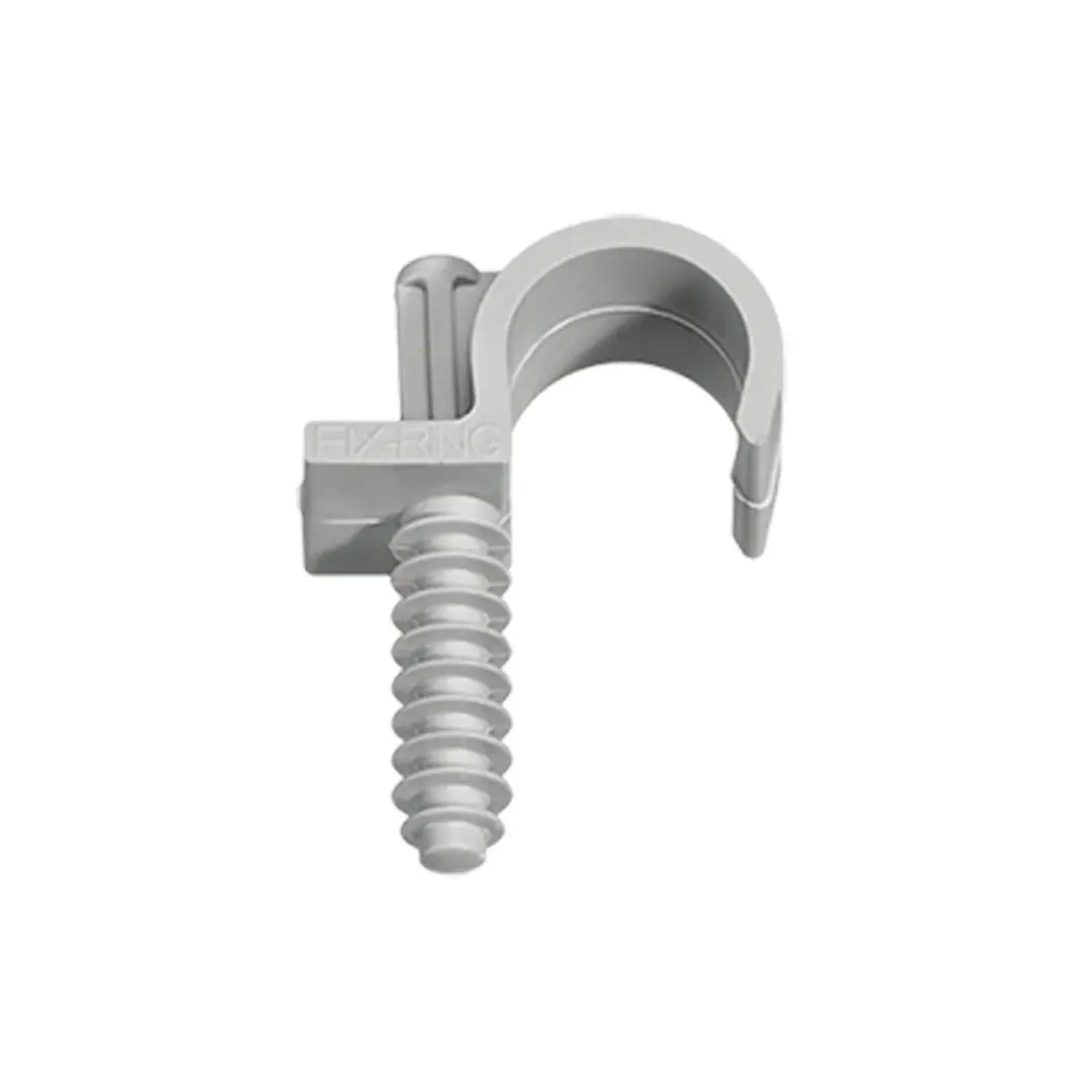 Pack 100 u Fijación para tubería Fix-Ring Sin Tornillo 20mm 1