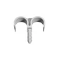 Pack 100 u Fijación P/tubería Fix-Ring Doble S/Tornillo 20mm - Miniatura 1