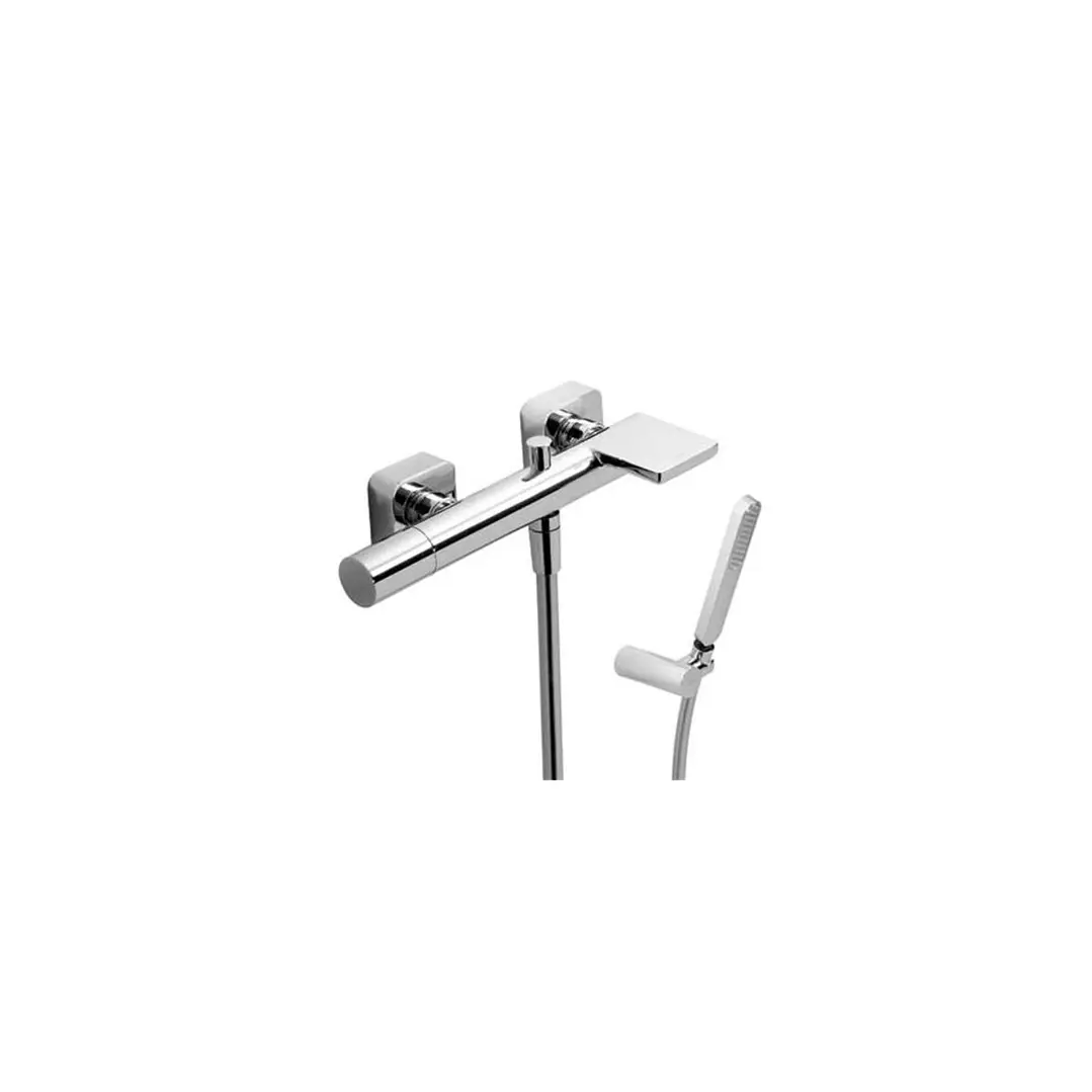 Monomando Baño Ducha Loft Cromo con accesorios Tres 1