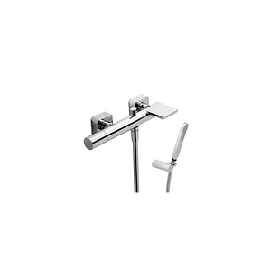 Monomando Baño Ducha Loft Cromo con accesorios Tres