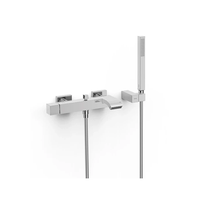Monomando baño Ducha Cuadro Tres con Accesorios 10717002 1