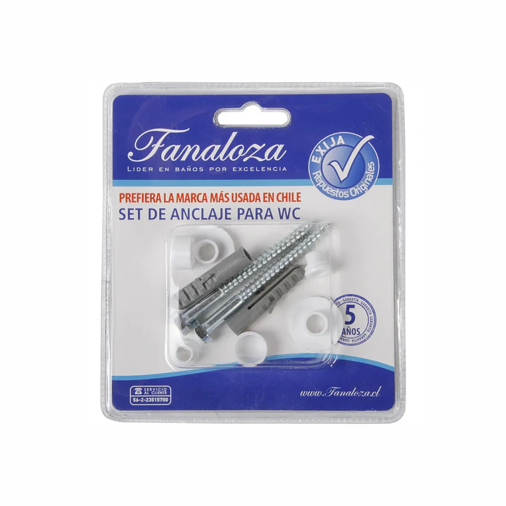 Set Anclaje WC Fanaloza 2