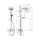 Columna de Ducha Crometa E 240 Cromo 27284000 - Miniatura 3