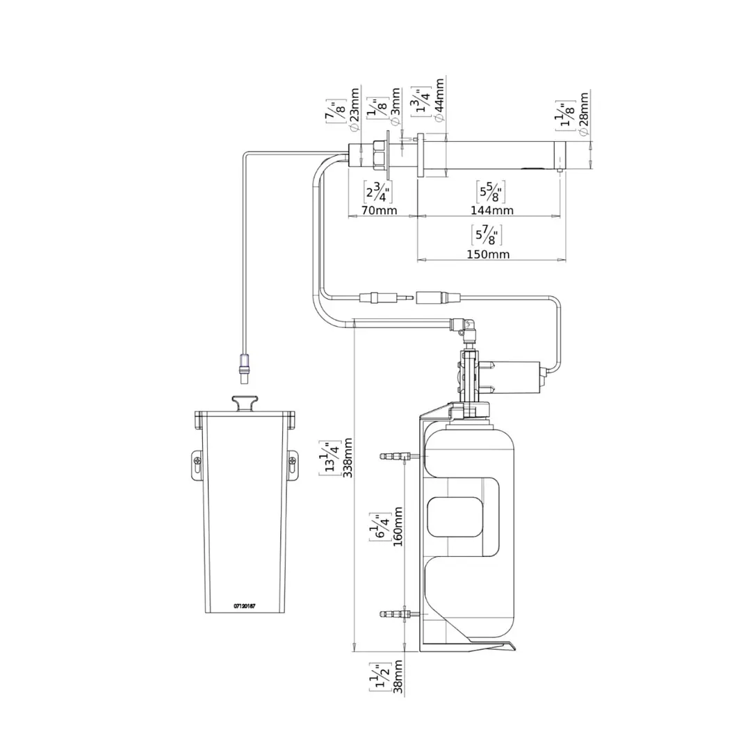Dispensador de Jabón Tubular electrónico Stern 325920 2