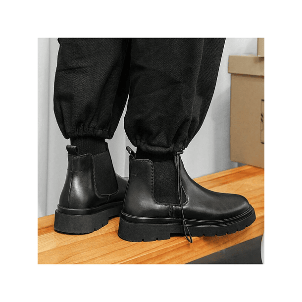 Botas de tobillo Chelsea para hombres 4